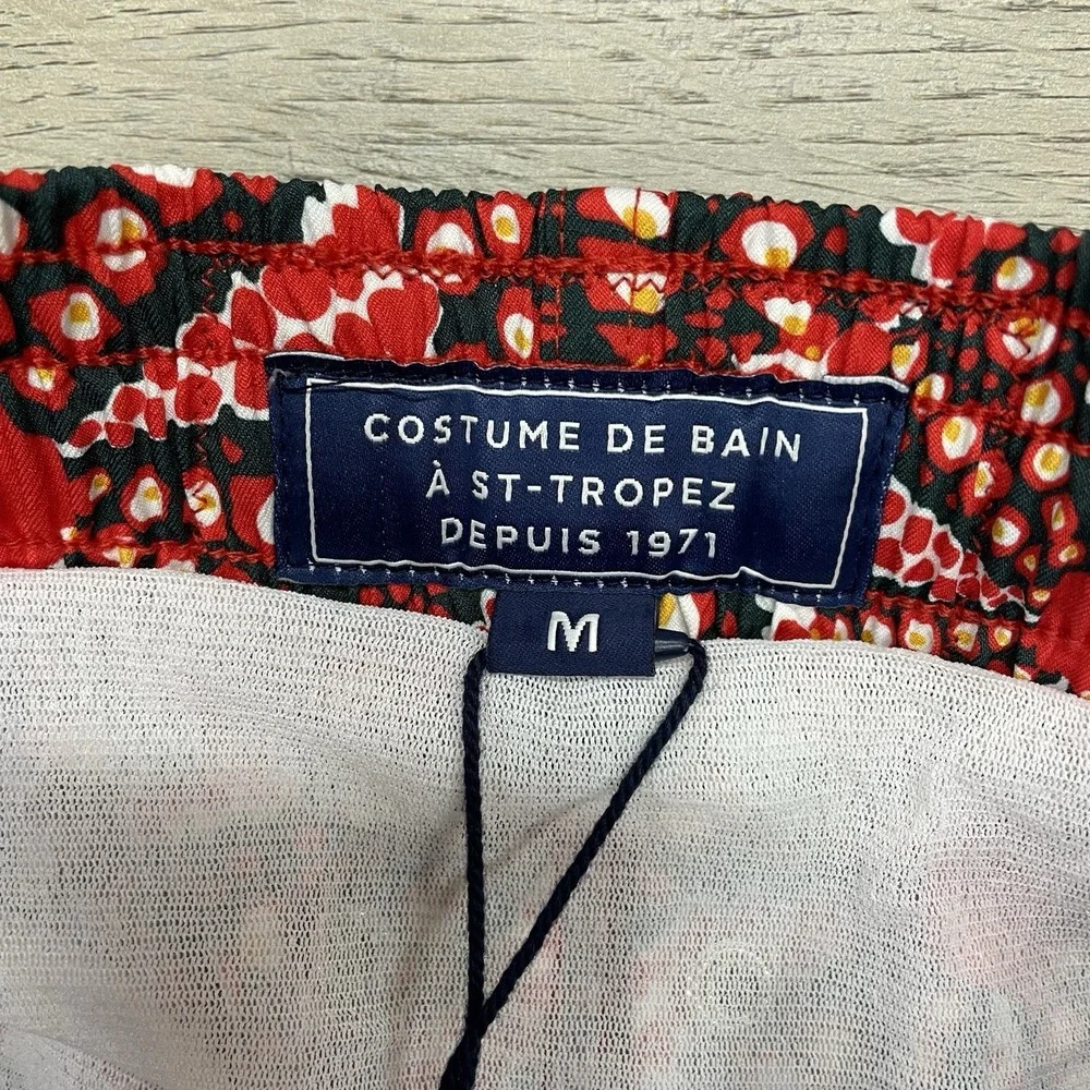 NWT Vilebrequin Oursinades Swim Trunks Men Sz M Boujee Multicolor Geometric